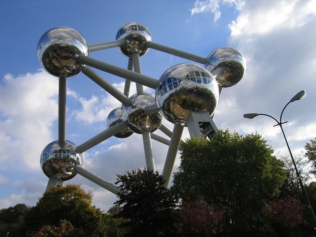 Atomium in Brüssel; © Édouard Bergé / Wikimedia CC Attribution-ShareAlike 3.0